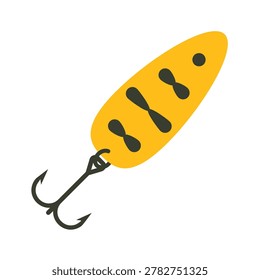 spoon bait vector. Fishing bait vector