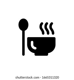 icono de cuchara e intestino aislado EPS10 vectorial aislado