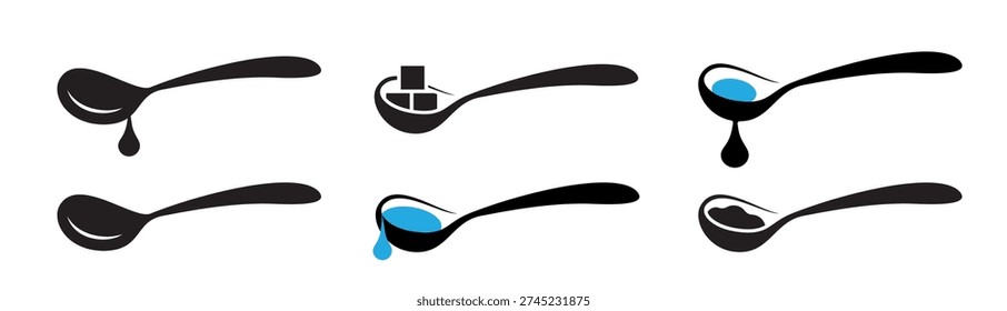 Spoon and coffee icon