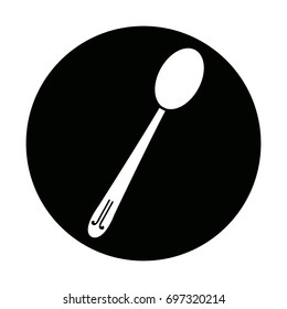 spoon cutlery eating utensil kitchen icon