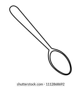 spoon cutlery isolated icon