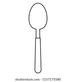 spoon cutlery isolated icon