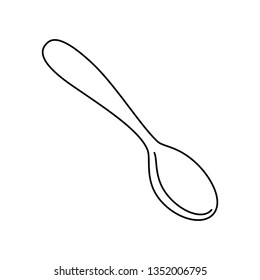 spoon cutlery isolated icon