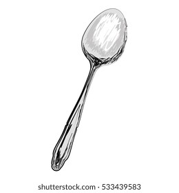 spoon cutlery isolated icon