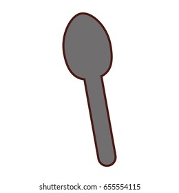 spoon cutlery isolated icon