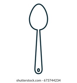 spoon cutlery isolated icon