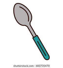 spoon cutlery isolated icon