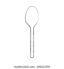 spoon cutlery isolated icon