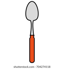 spoon cutlery isolated icon