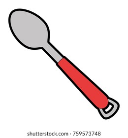 spoon cutlery isolated icon