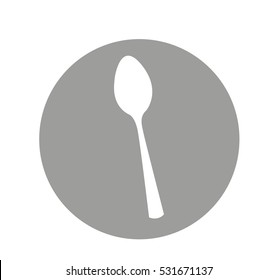 spoon cutlery isolated icon vector illustration design