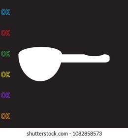 spoon, dozen, icon illustration