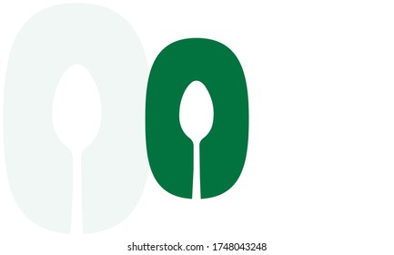 Spoon ,food logo Template. Vector illustration.