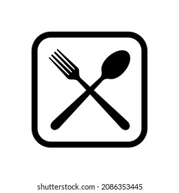 Spoon and Fork can be use for icon, sign, logo and etc