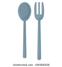 spoon and fork cutlery kitchen utensil
