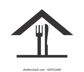 spoon and fork house cutlery tableware kitchen set catering image vector
