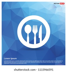 Spoon and fork icon - Free vector icon