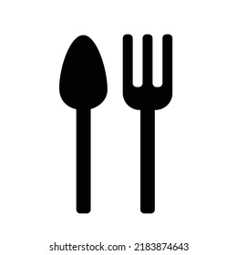 Spoon Fork Icon Graphic Vector Illustration