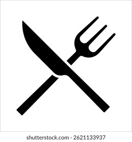 spoon and fork icon set. spoon, fork and knife icon vector. restaurant icon