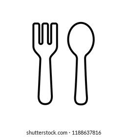 Spoon and fork Icon templates