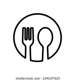 Spoon and fork Icon templates