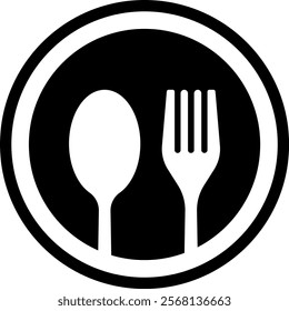 Spoon and fork Icon templates