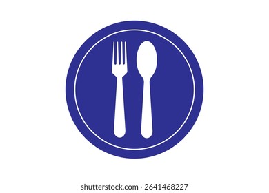 spoon and fork icon vector illustration. spoon, fork and knife icon vector. restaurant sign and symbol.