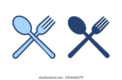 spoon and fork icon vector. spoon, fork and knife icon vector. restaurant sign and symbol