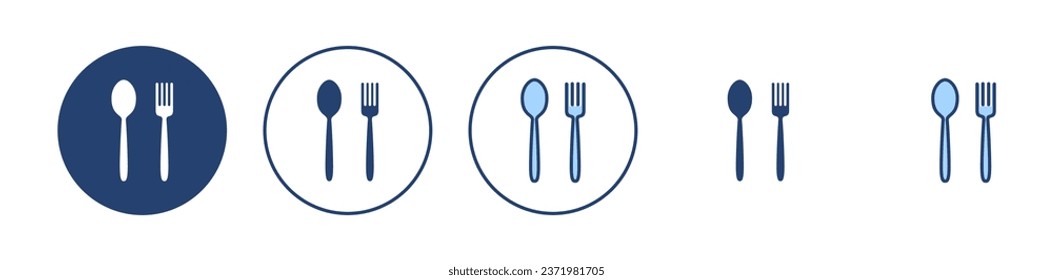 spoon and fork icon vector. spoon, fork and knife icon vector. restaurant sign and symbol