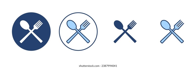 spoon and fork icon vector. spoon, fork and knife icon vector. restaurant sign and symbol