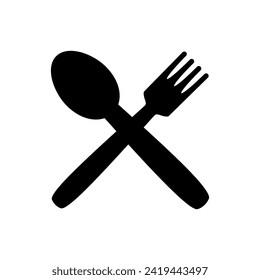 spoon and fork icon vector. spoon, fork and knife icon vector. restaurant icon