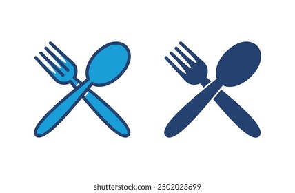 spoon and fork icon vector. spoon, fork and knife icon vector. restaurant icon