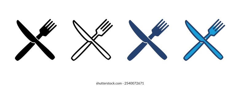 spoon and fork icon vector. spoon, fork and knife icon vector. restaurant icon