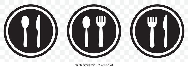 spoon and fork icon vector. spoon, fork and knife icon vector. restaurant icon, eps 10.