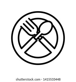 Spoon and fork Icon vector templates