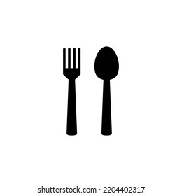 vector de icono de cuchara y tenedor para web y aplicación móvil. vector de icono de cuchara, tenedor y cuchillo. signo y símbolo del restaurante