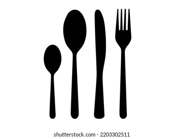 Clipart-Kunst für Spoon, Gabel und Knife