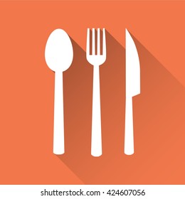 spoon fork knife icon
