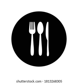 spoon fork knife logo illustration design