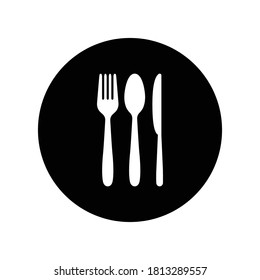 spoon fork knife logo illustration design