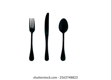 spoon, fork, knife, plate icon Cutlery icon. Spoon, forks, knife. restaurant business concept, vector illustration