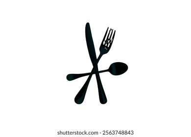 spoon, fork, knife, plate icon Cutlery icon. Spoon, forks, knife. restaurant business concept, vector illustration