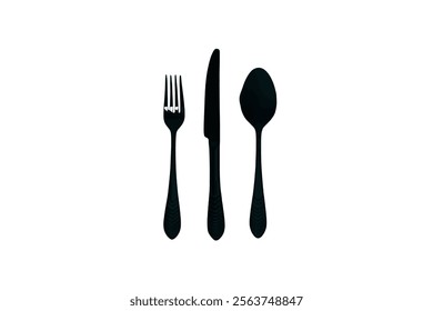 spoon, fork, knife, plate icon Cutlery icon. Spoon, forks, knife. restaurant business concept, vector illustration