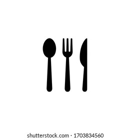 Spoon, Fork And Knife, Restaurant Sign And Symbol Vector Design