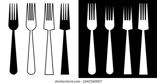 spoon fork and knife silhouette icon, Fork, spoon, knife and plate. Menu symbol. Tableware instruments. Restaurant icon. Food, plate, fork, knife, spoon, cutlery icon , vector illustration, eps 10 11