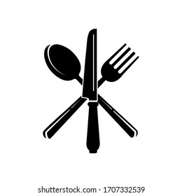 Ilustración del vector del Cuchillo de la horquilla portón