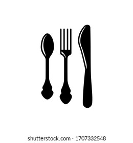 Spoon Fork Knife Vector Illustration