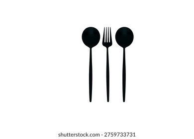 Spoon, fork, knife vertical icon. Cutlery icon. Spoon, forks, knife. Restaurant business concept, vector illustration