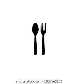 spoon and fork logo illustration design