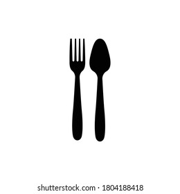 spoon and fork logo illustration design
